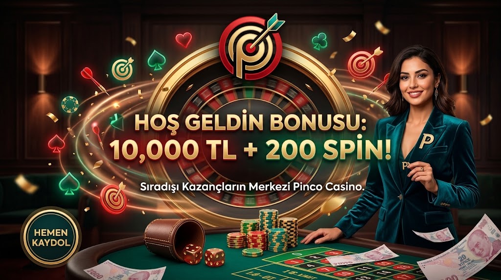 Pinco oyun seçimi geniş kütüphane
